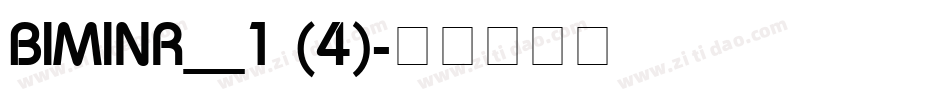 BIMINR__1 (4)字体转换